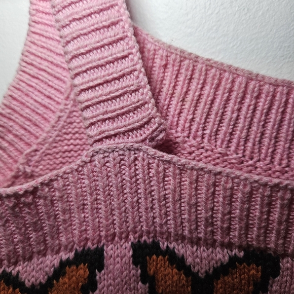 Pink Butterfly Knit Levi's Tank Top - Picture 7 of 8